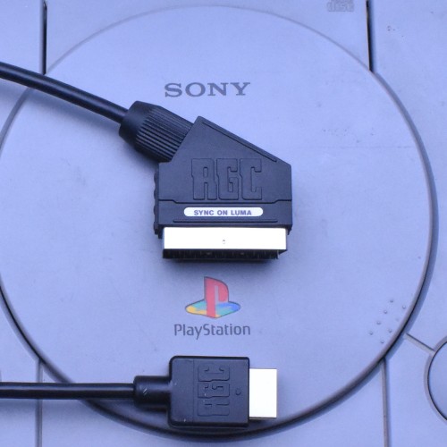 Sony Playstation 1 PS PS1 PS2 PS3 PSX RGB SCART cable